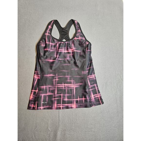 Nike Tops - Nike Tank Women’s Large Black Dri-Fit Racerback Running Athleisure Hiking Top
